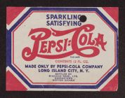 Pepsi-Cola bottle label from British Guiana